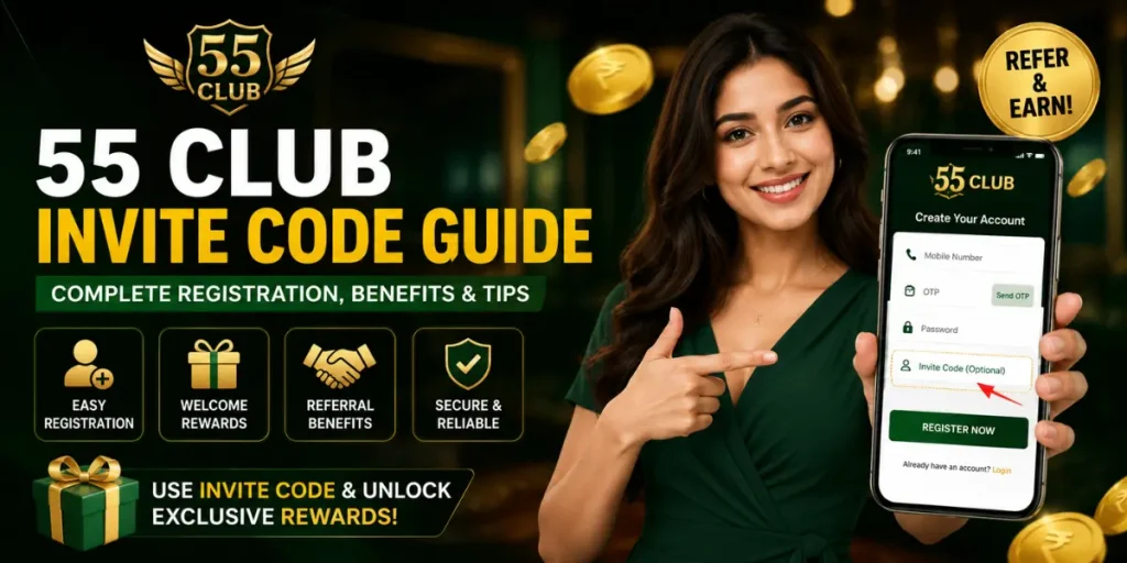 55 Club Invite Code